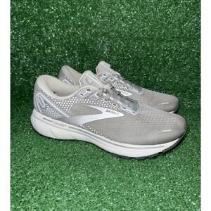 Brooks Ghost 14 Women’s Size 9.5 B Gray White Running Shoes‎ Athletic Sneakers